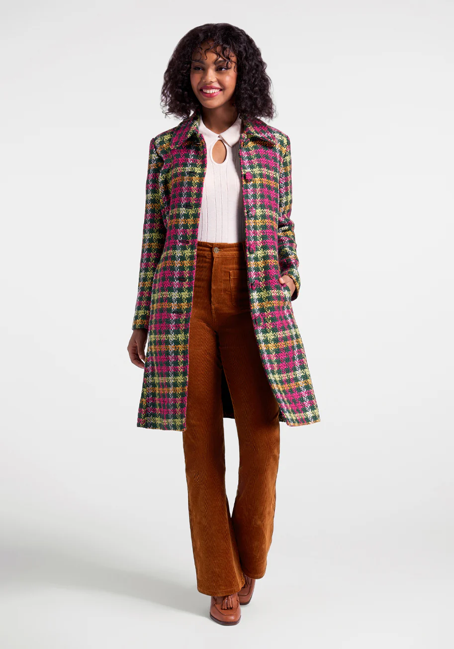 Assertive And Skirted Car Coat - Olabens