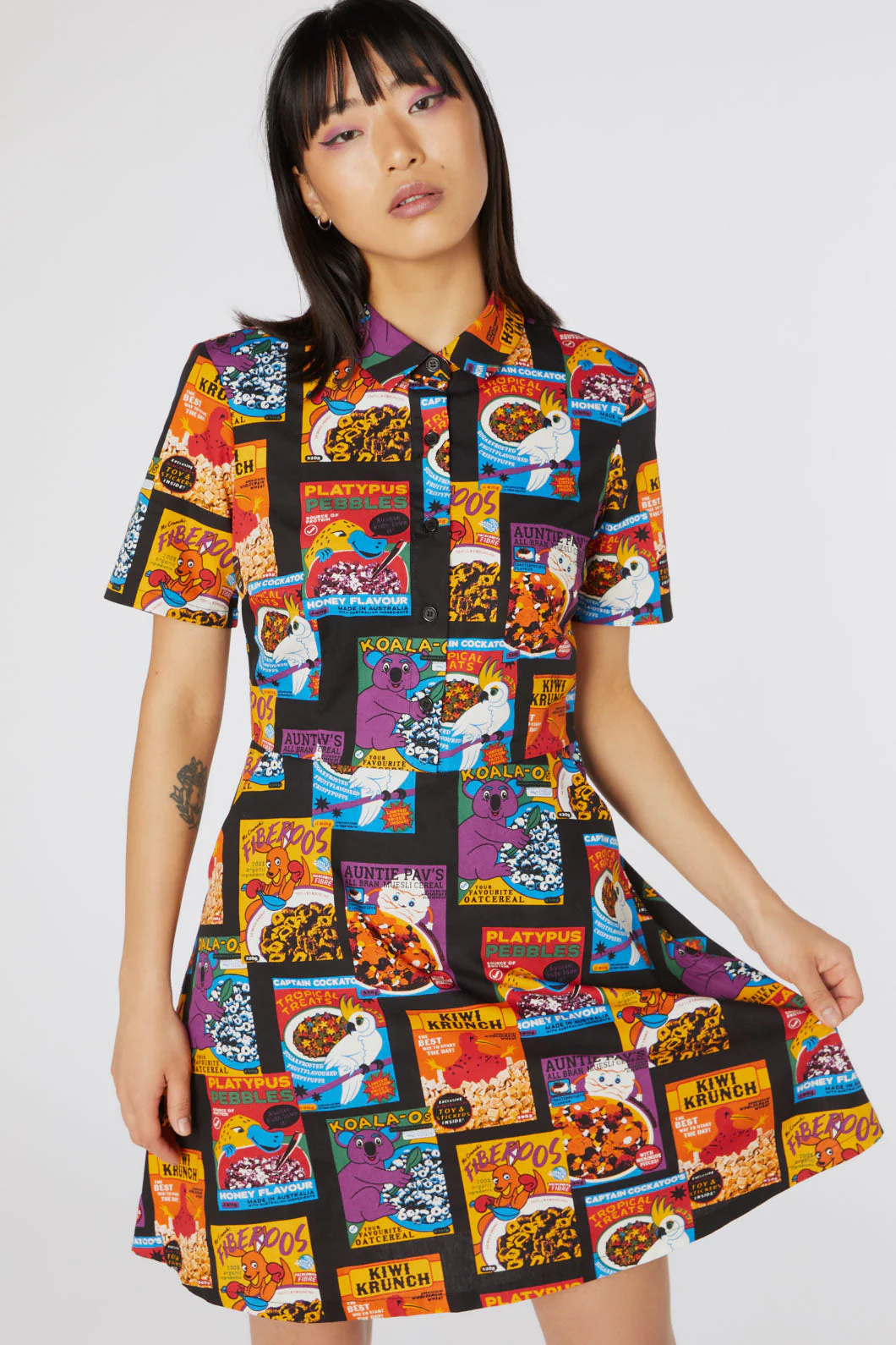 Cereal Cotton Shirt Dress - Olabens