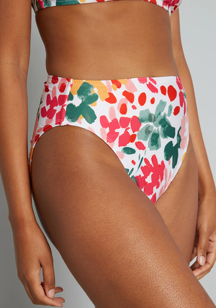 The Franky High-Waisted Bikini Bottom - Olabens