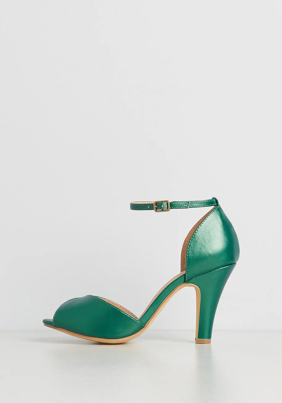 Fine Dining Peep Toe Heel - Olabens