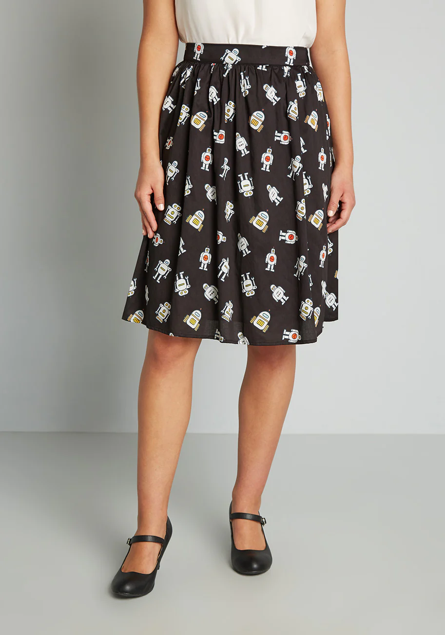 More Than Charming Cotton Skirt - Olabens