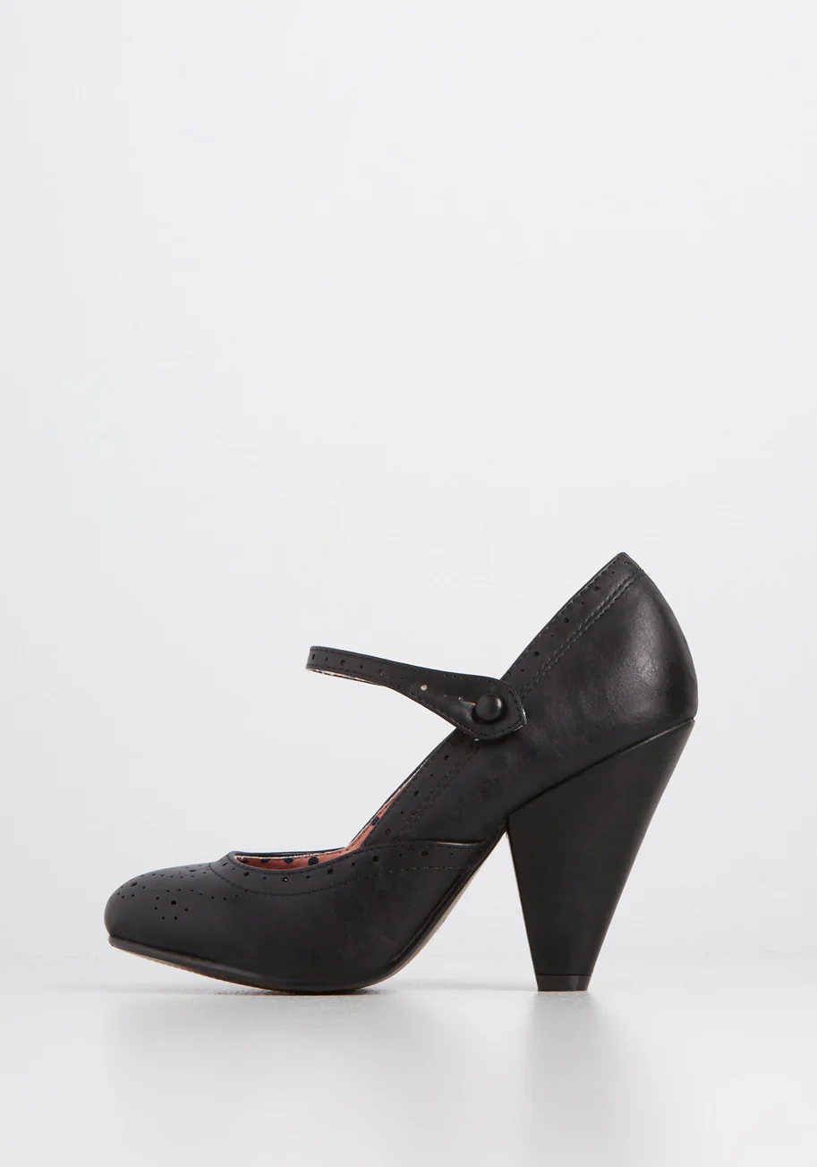 Femme Noir Black Heel - Olabens