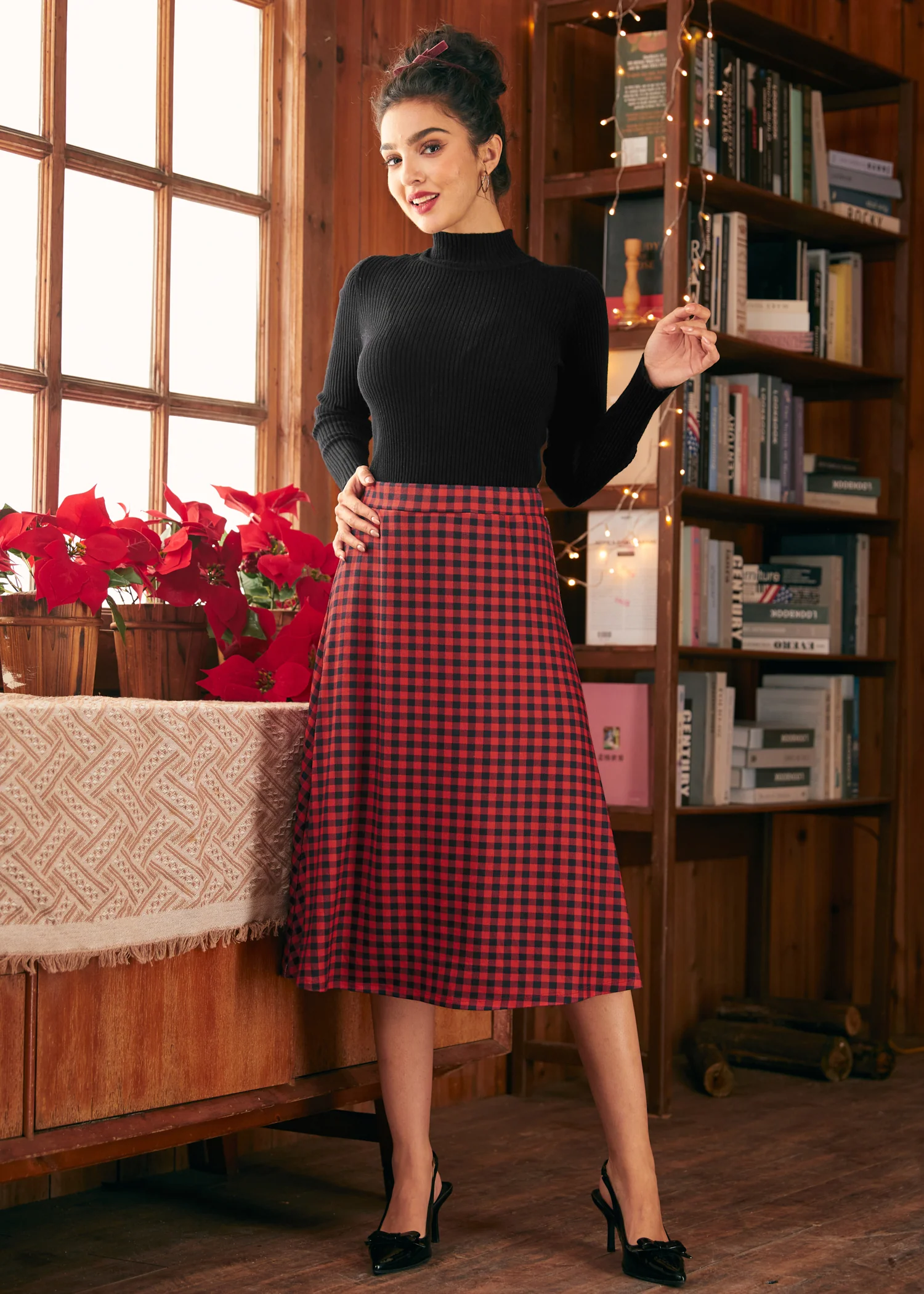 Excellence Attained Knit Midi Skirt - Olabens