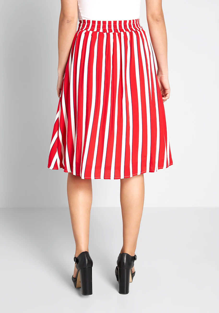 Isnyt X Collectif A Shore Thing A-Line Skirt - Olabens
