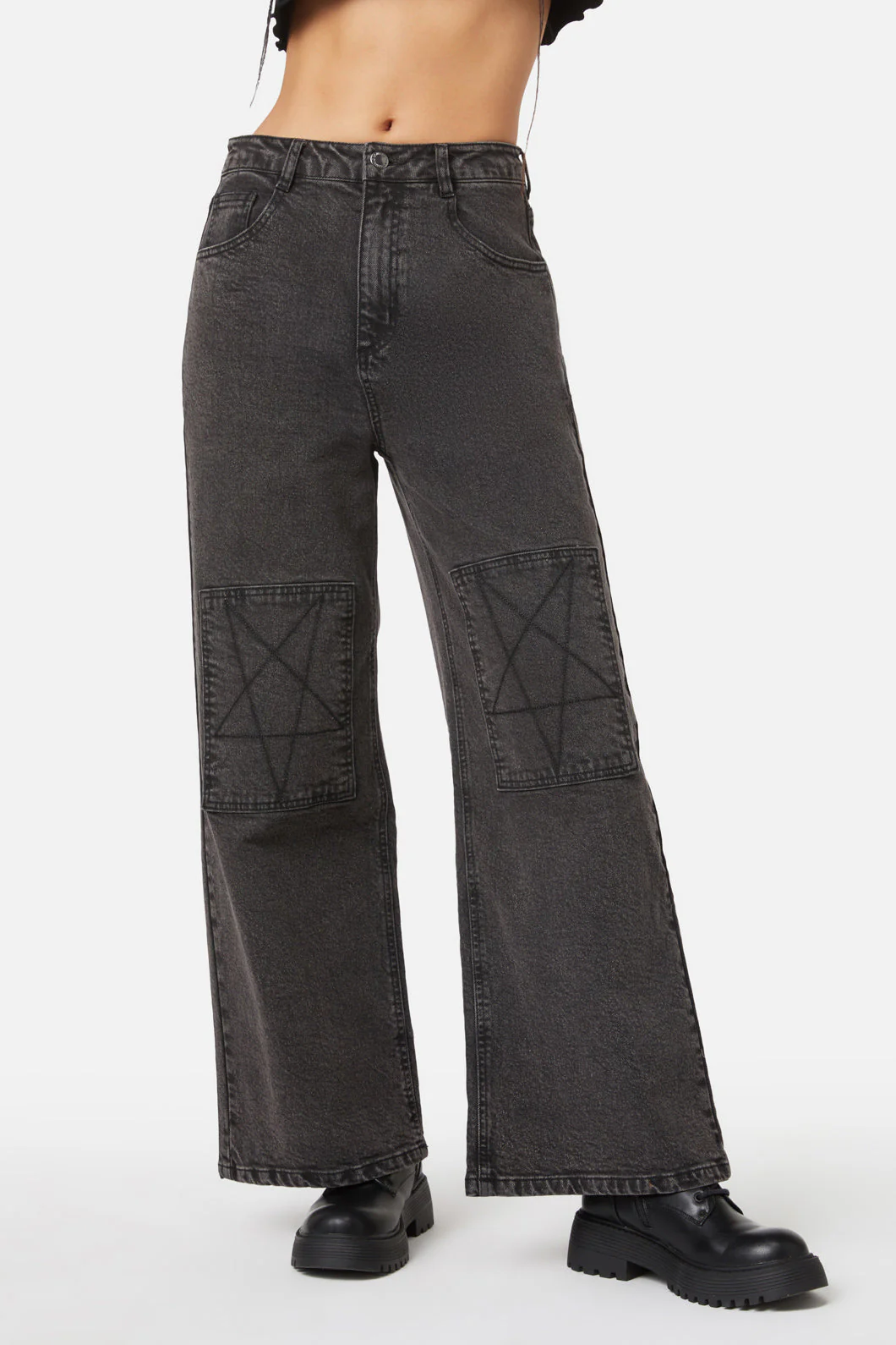 The Astral Wide Leg Jeans - Olabens