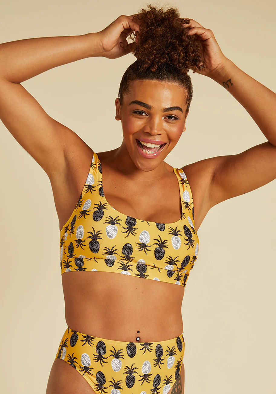 The Billie Crop Bikini Top - Olabens