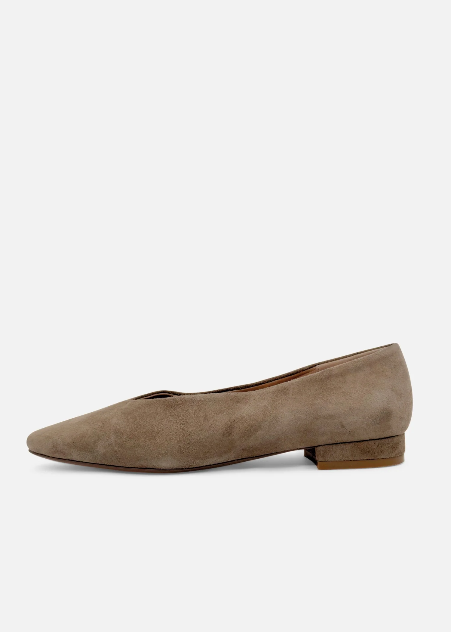 Slick Suede Ballet Flats - Olabens