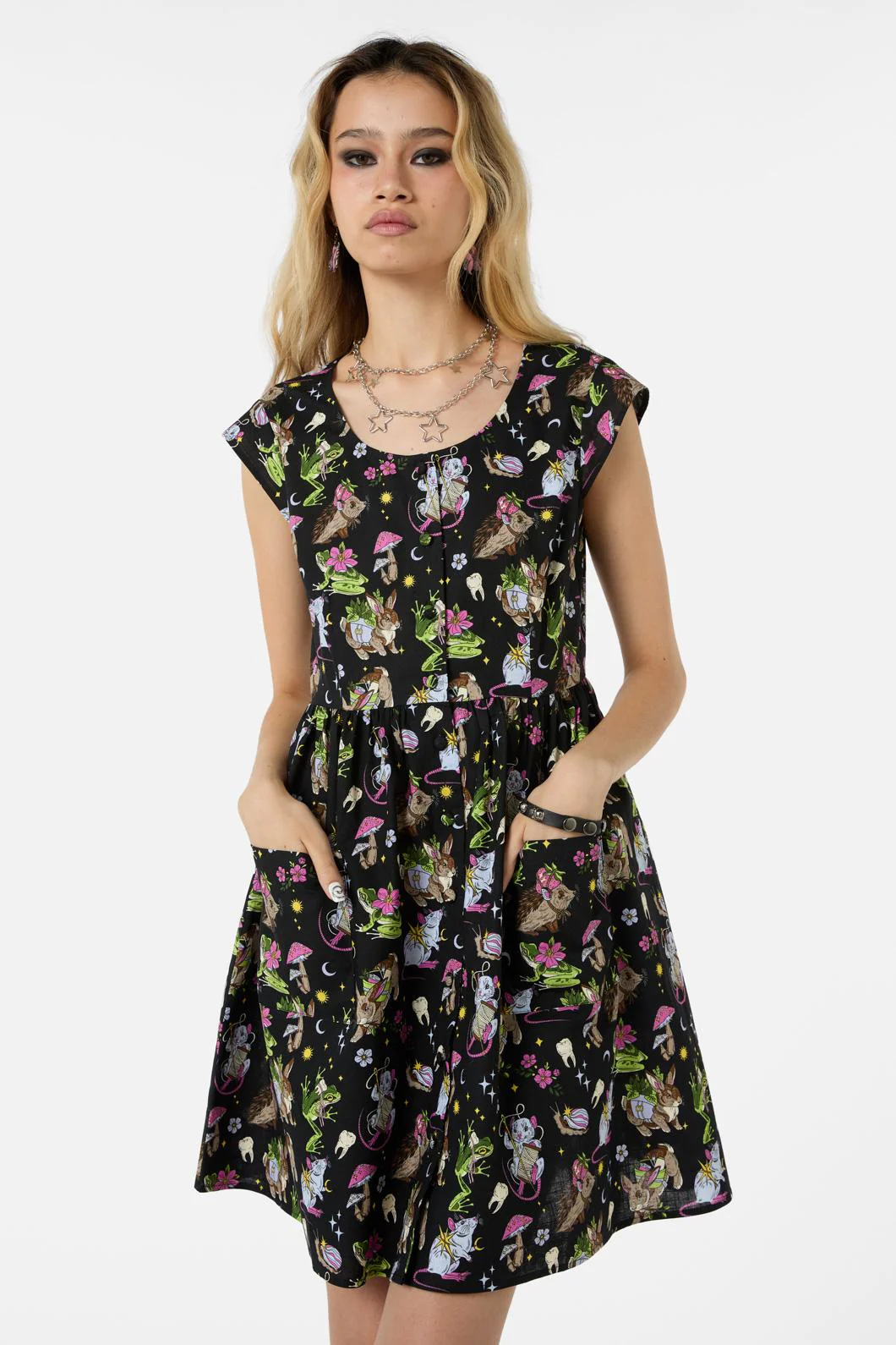 Collectors Guild Print Dress - Olabens