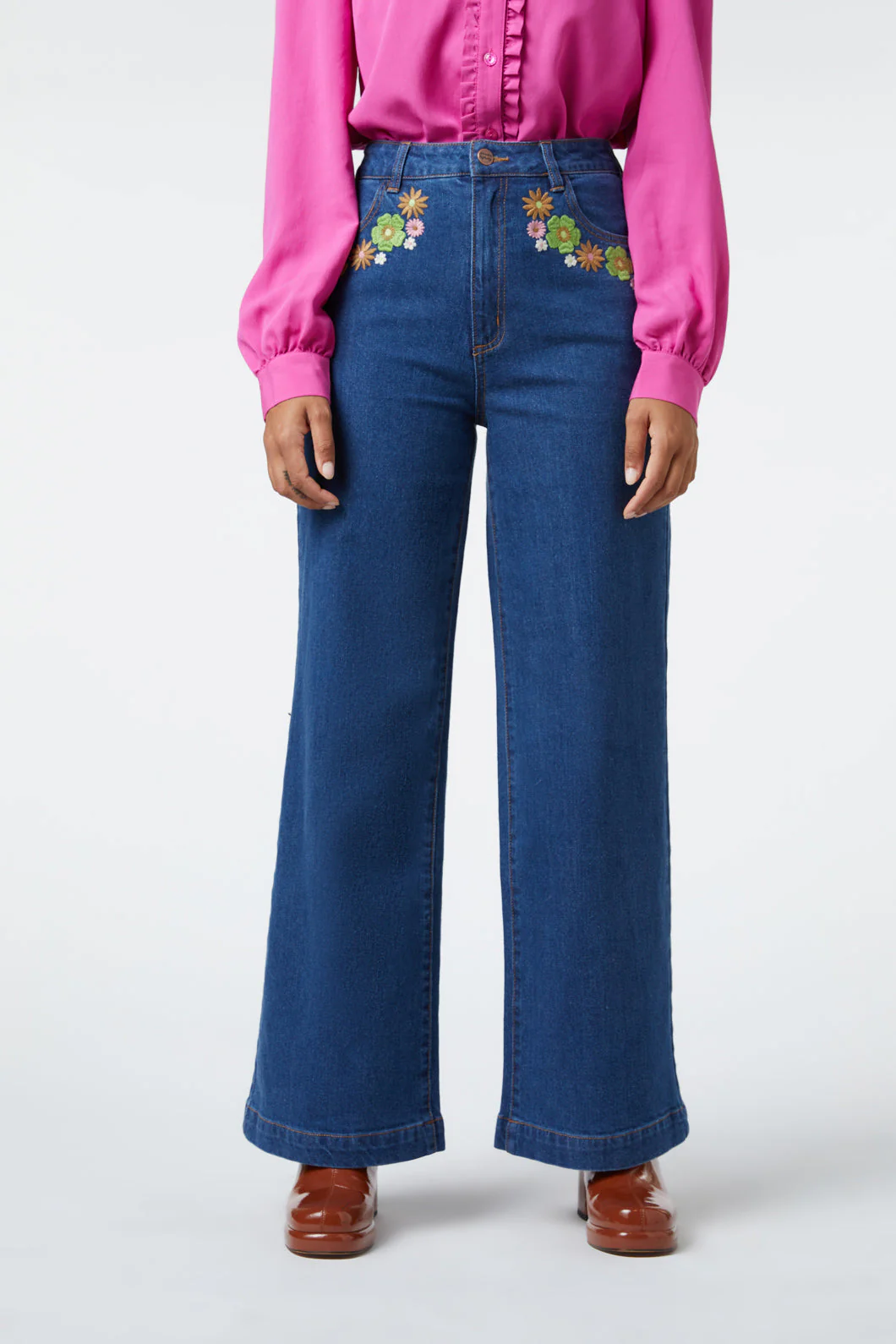 Bridgette Embroidered Jean - Olabens