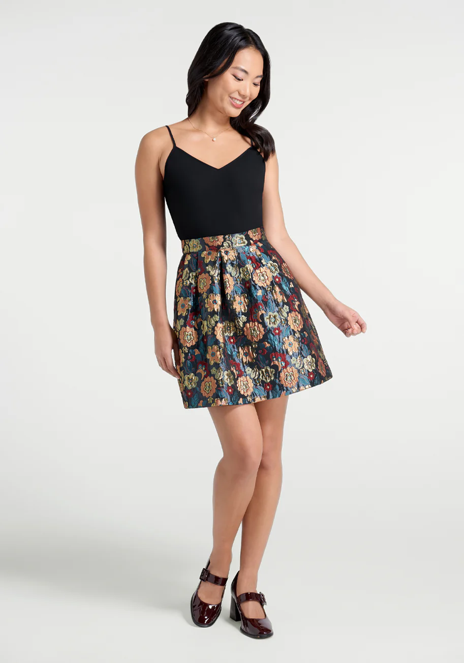Shimmer and Shake Mini Skirt - Olabens