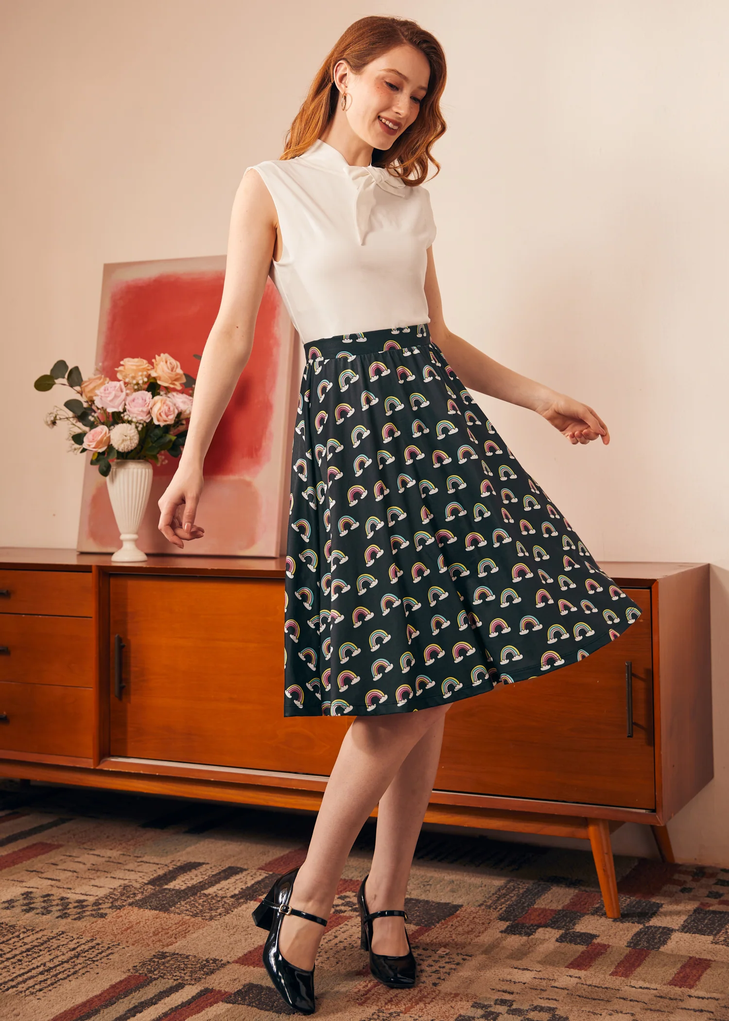 Excellence Attained Knit Midi Skirt - Olabens