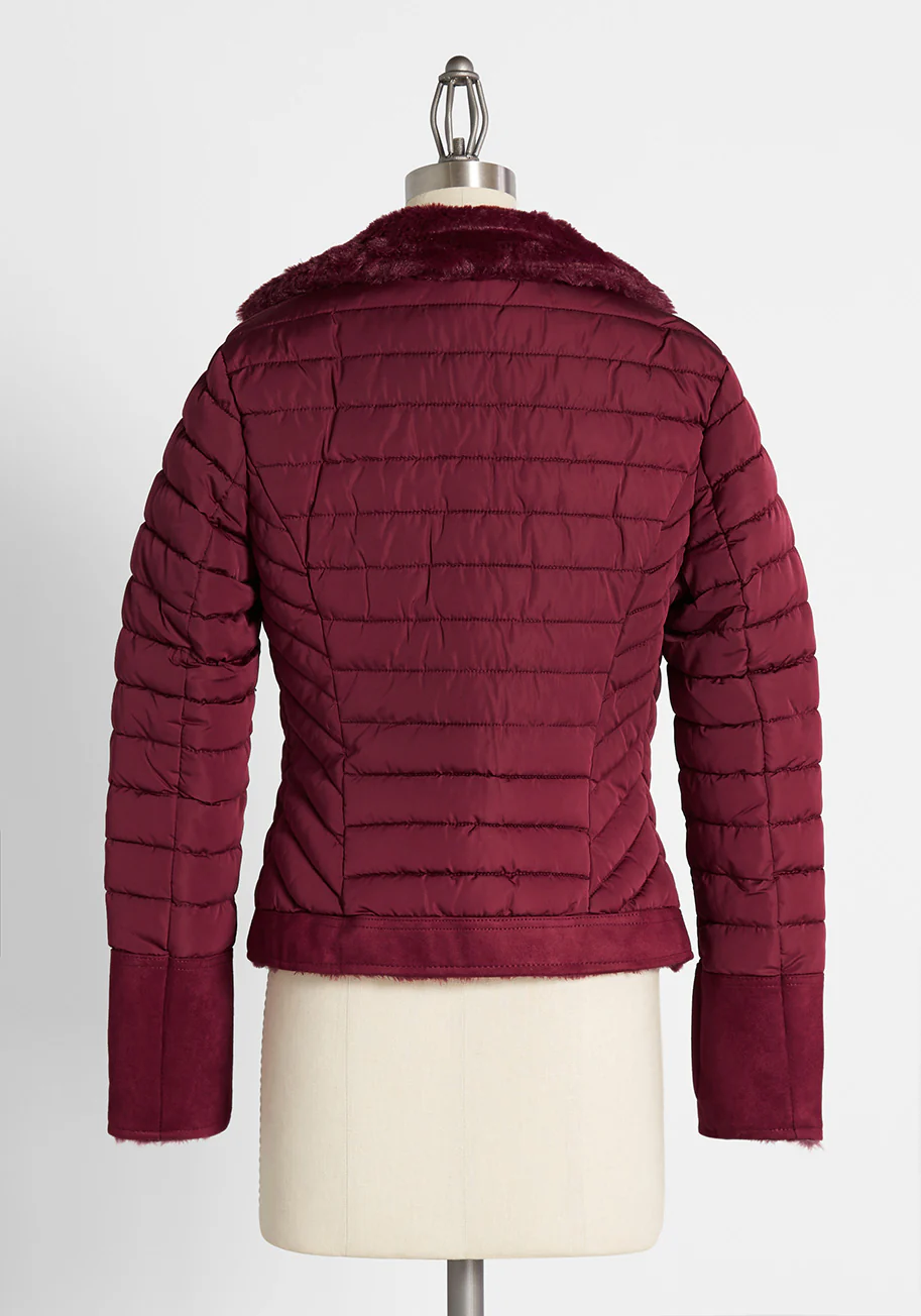 Posh and Plush Reversible Moto Jacket - Olabens