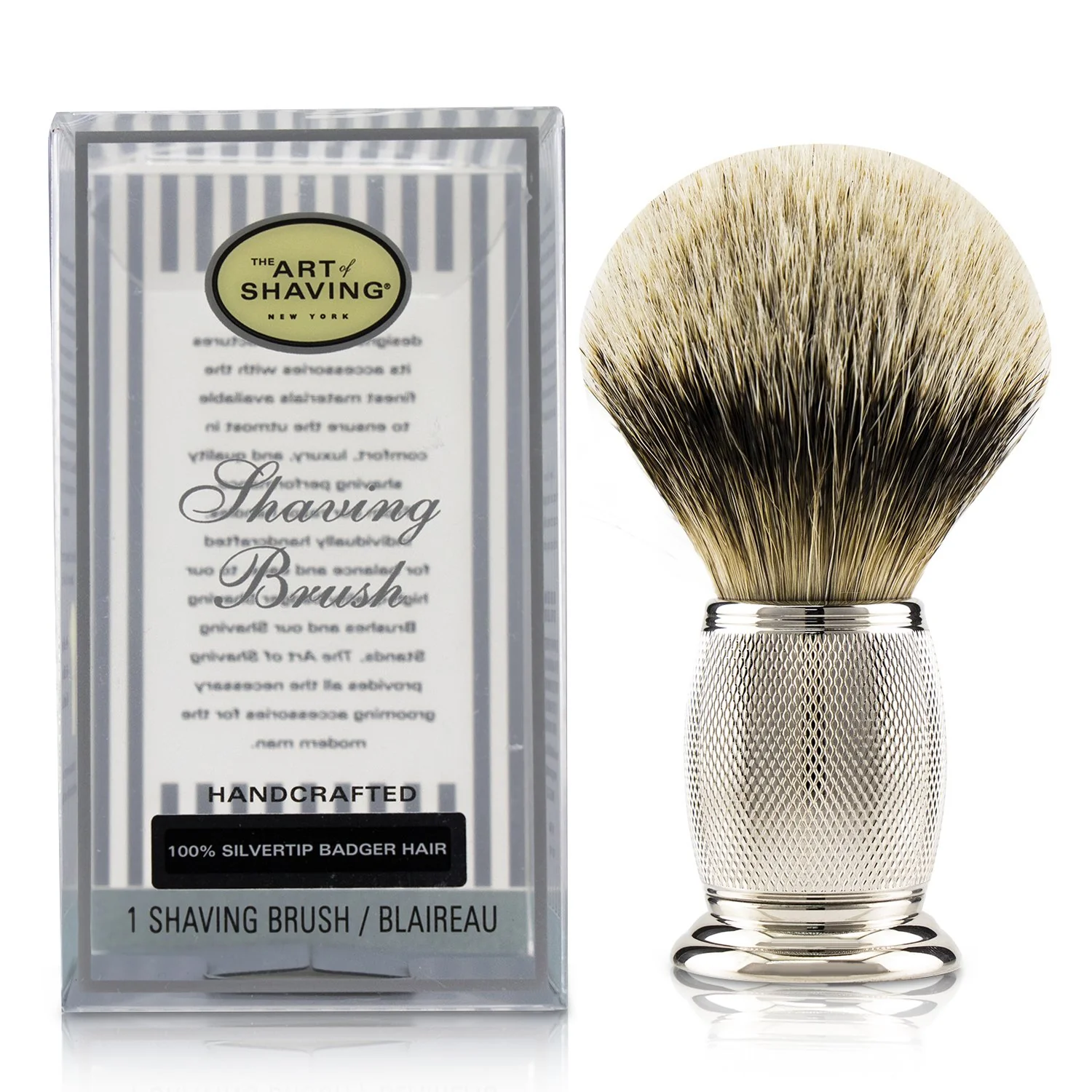 The Art Of Shaving Handcrafted 100% Silvertip Badger Hair Shaving Brush - Olabens