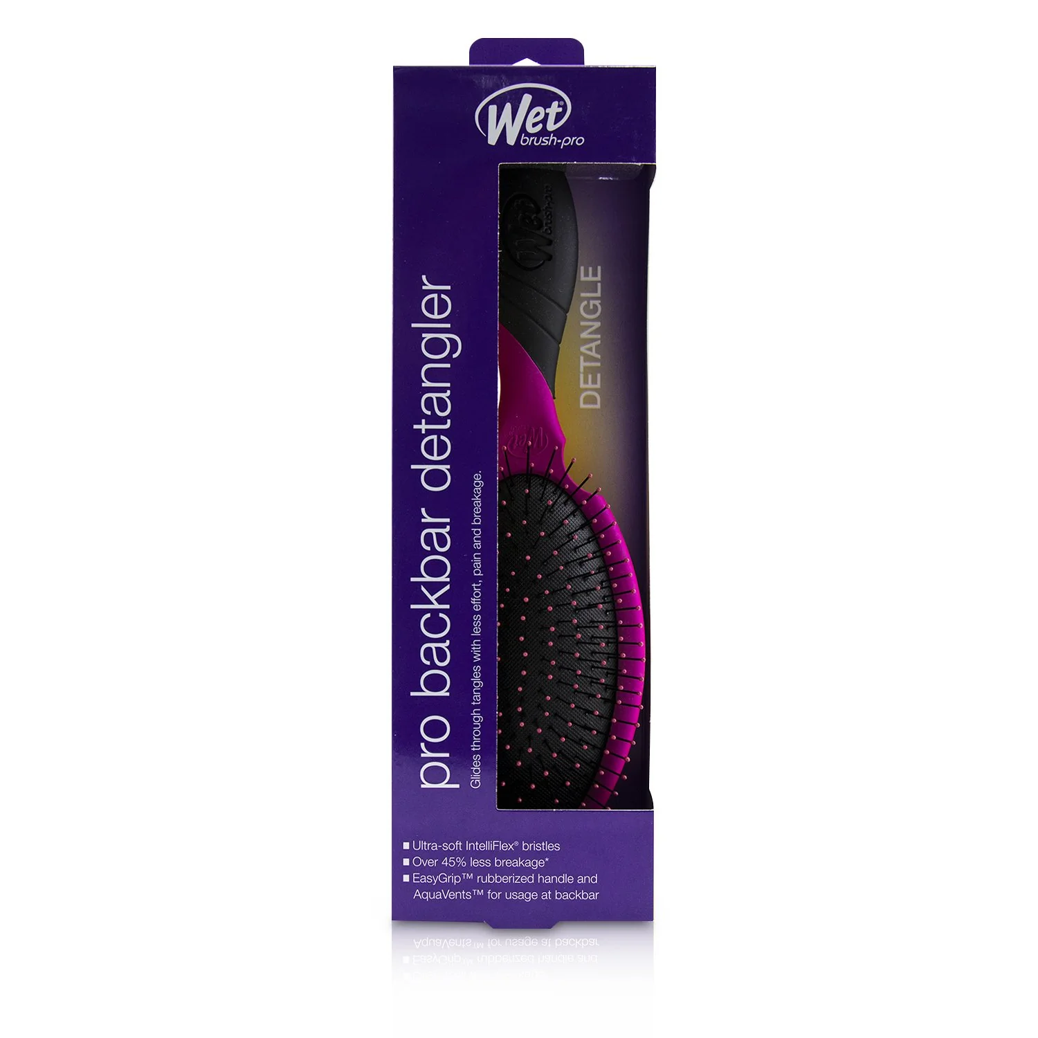 Wet Brush Pro Backbar Detangler - # Pink  1pc - Olabens