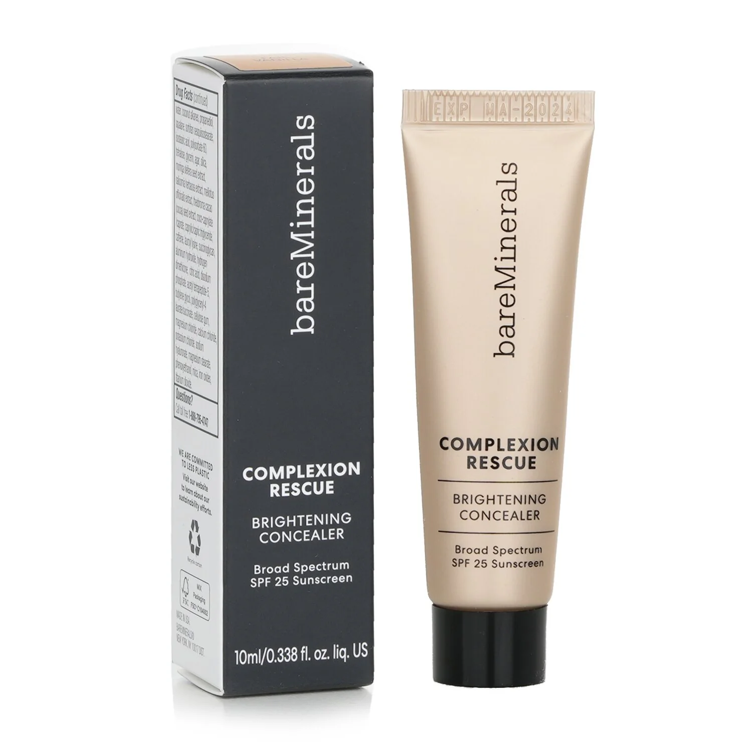 BareMinerals Complexion Rescue Brightening Concealer SPF 25 - # Fair Vanilla  10ml/0.33oz - Olabens