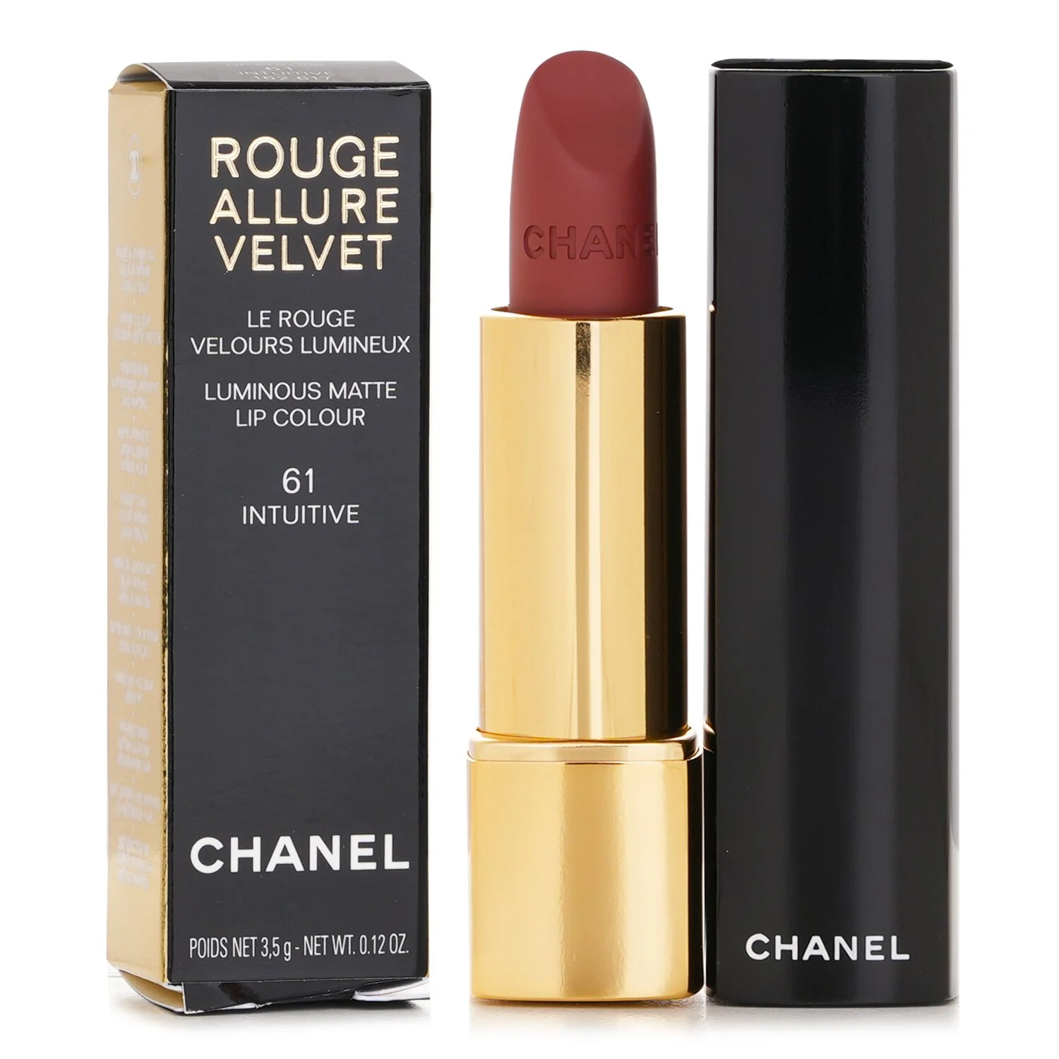 Chanel Rouge Allure Velvet Luminous Matte Lip Colour- # 61 Intuitive  3.5g - Olabens