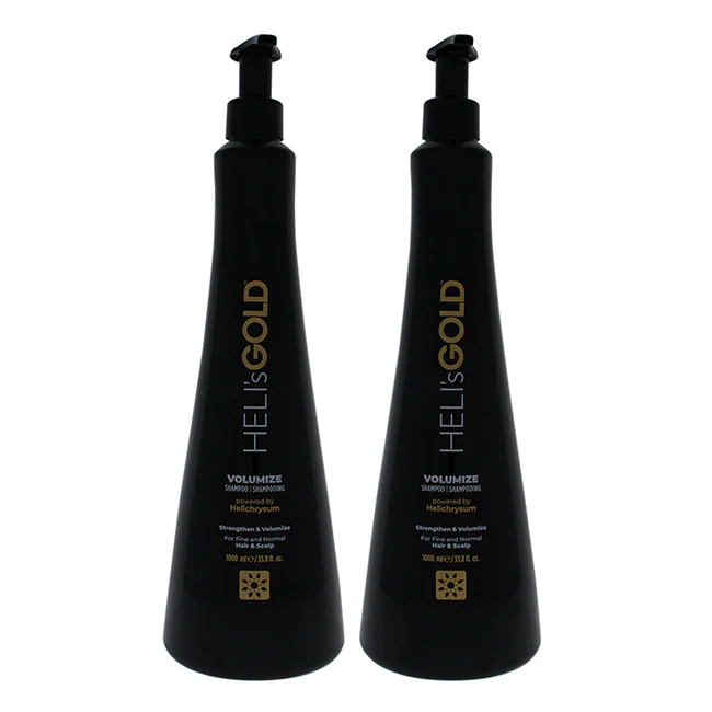 Helis Gold Volumize Shampoo by Helis Gold for Unisex - 33.8 oz Shampoo - Pack of 2 - Olabens
