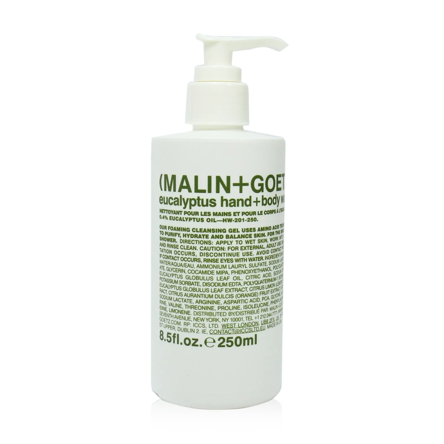 MALIN+GOETZ Eucalyptus Hand+Body Wash  250ml/8.5oz - Olabens