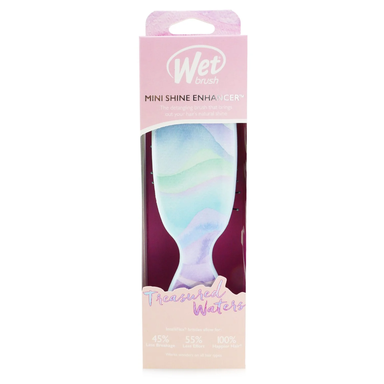 Wet Brush Mini Shine Enhancer Treasured Waters - # Waves  1pc - Olabens
