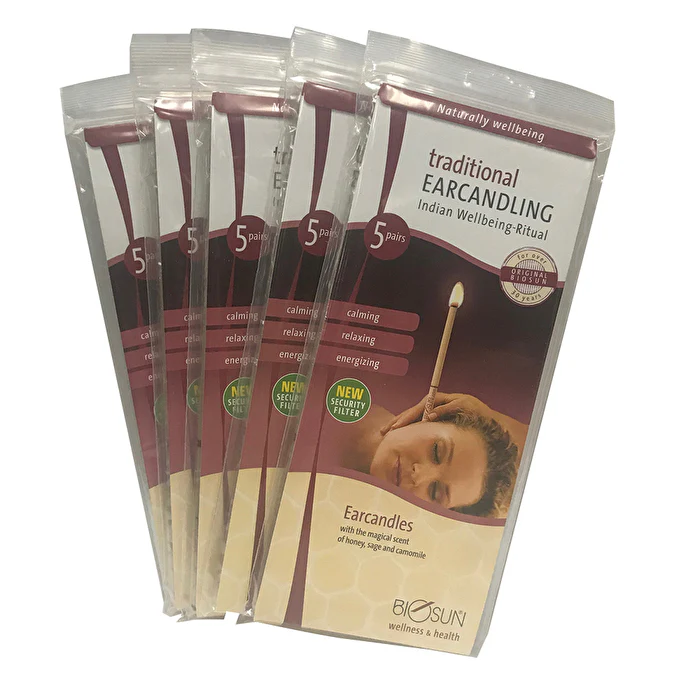 Biosun Earcandle Biosun Ear Candles Traditional Wellbeing Ritual x 5 Pack (2) 5 Pairs - Olabens