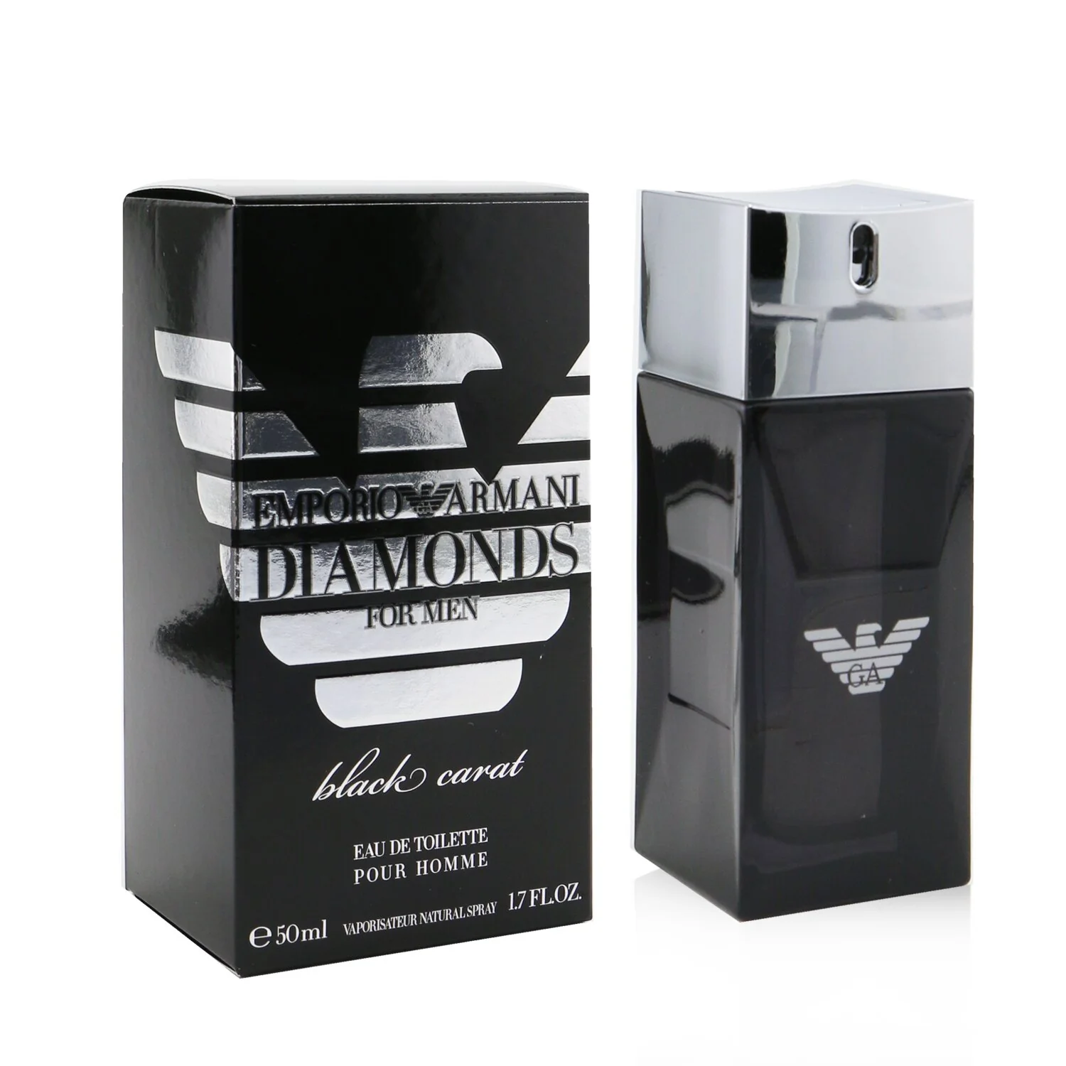 Giorgio Armani Diamonds Black Carat Eau De Toilette Spray  50ml/1.7oz - Olabens