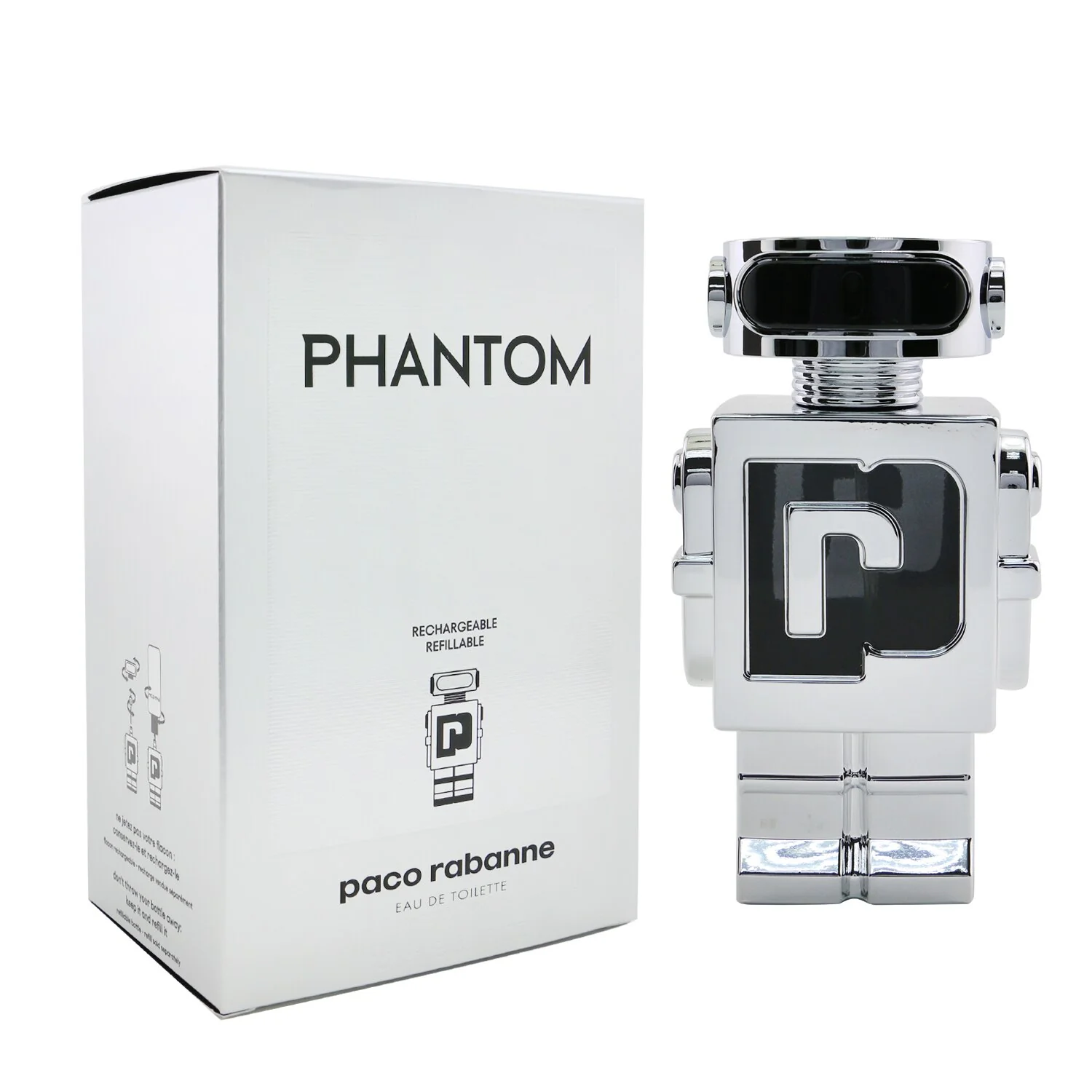 Paco Rabanne Phantom Eau De Toilette Refillable Spray - Olabens