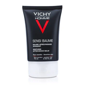 Vichy Homme Soothing After-Shave Balm (For Sensitive Skin) (box slightly damage)  75ml/2.53oz - Olabens