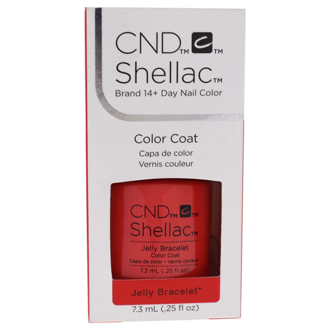 CND Shellac Nail Color - Jelly Bracelet by CND for Women - 0.25 oz Nail Polish - Olabens