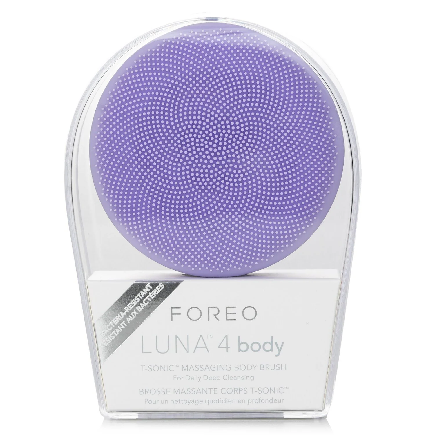 FOREO Luna 4 Body Massaging Body Brush - # Lavender  1pcs - Olabens