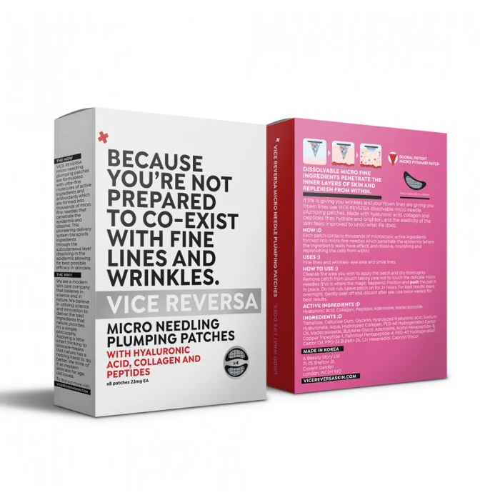 Vice Reversa Micro Needling Plumping Patch 8 Pack - Olabens
