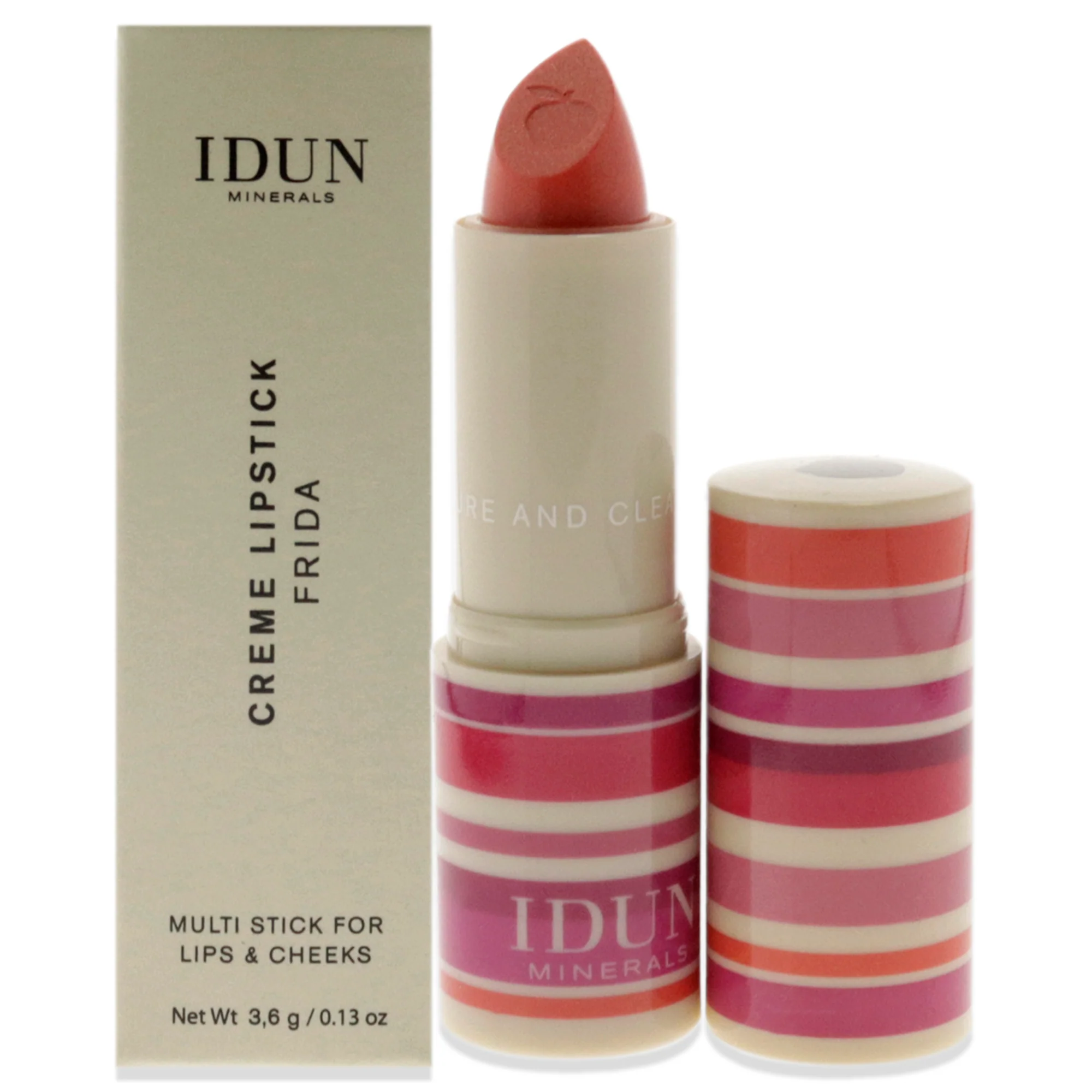 Creme Lipstick - 203 Frida by Idun Minerals for Women - 0.13 oz Lipstick - Olabens