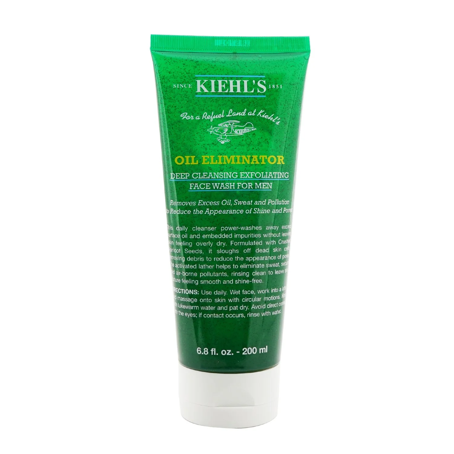 Kiehl's Men's Oil Eliminator Deep Cleansing Exfoliating Face Wash  200ml/6.8oz - Olabens