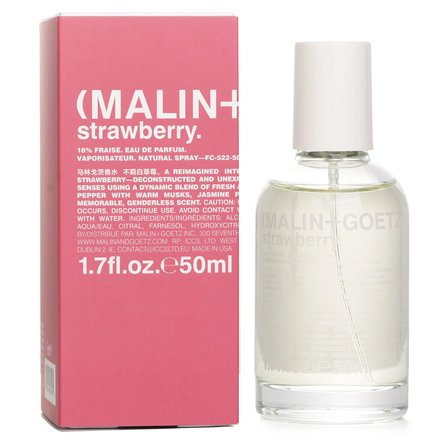 MALIN+GOETZ Strawberry Eau De Parfum Spray  50ml/1.7oz - Olabens