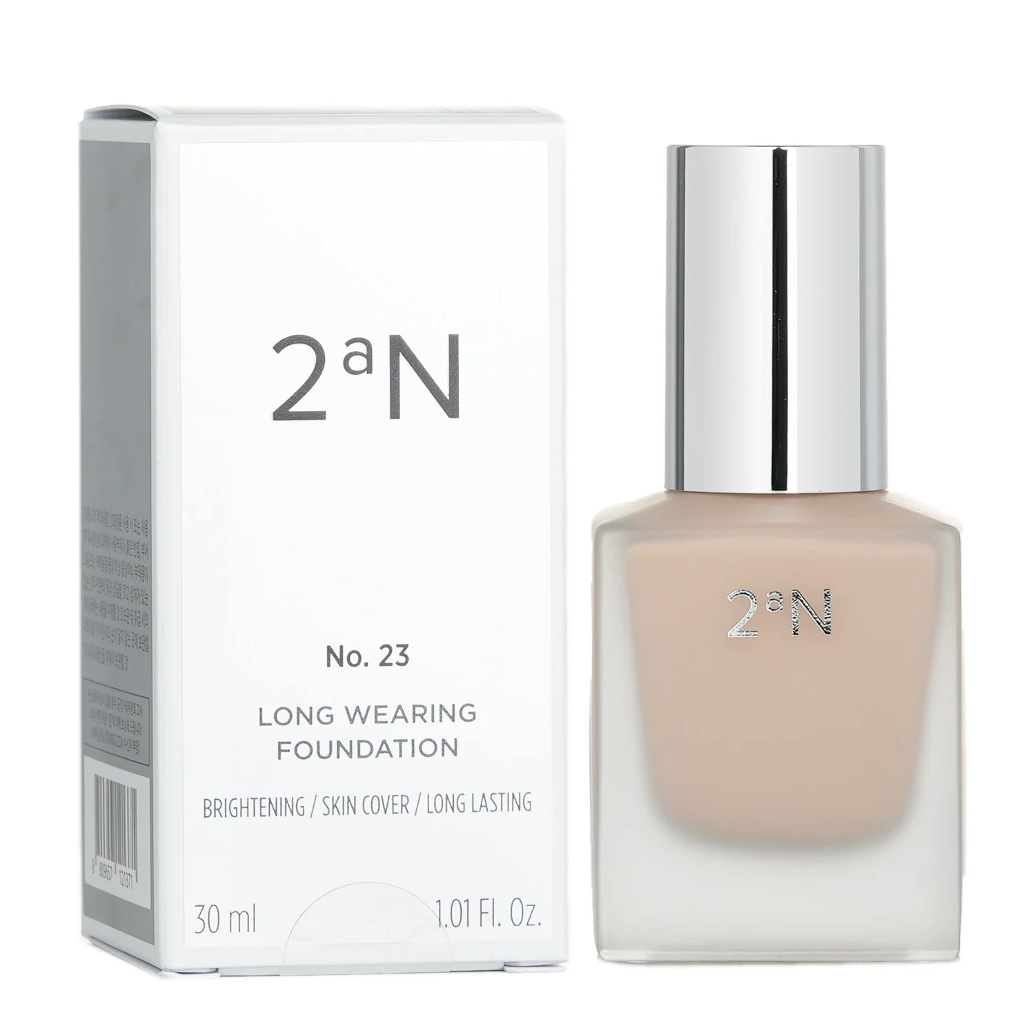 2aN Long Wearing Foundation - # 23 Natural Beige  30ml/1.01oz - Olabens