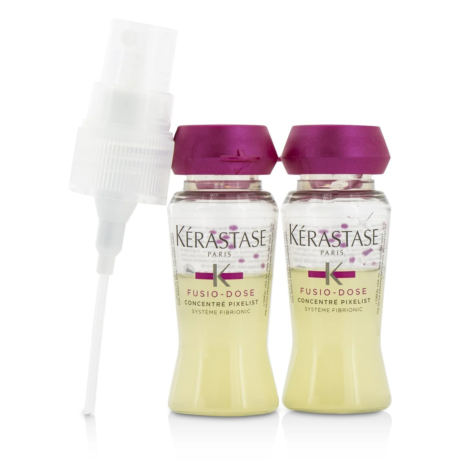 Kerastase Fusio-Dose Concentre Pixelist Intensive Shine Care (Colour-Treated and Sensitised Hair)  10x12ml/0.4oz - Olabens