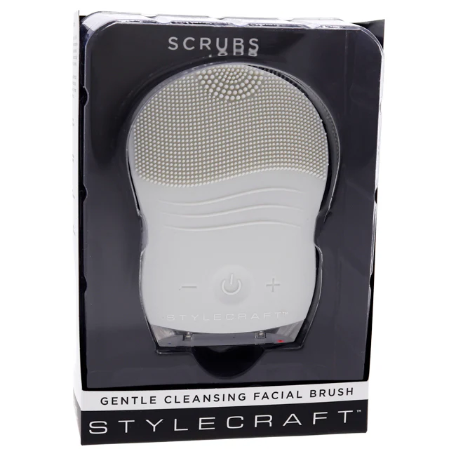 StyleCraft Scrubs Gentle Cleansing Facial Brush - Gray by StyleCraft for Unisex - 1 Pc Brush - Olabens