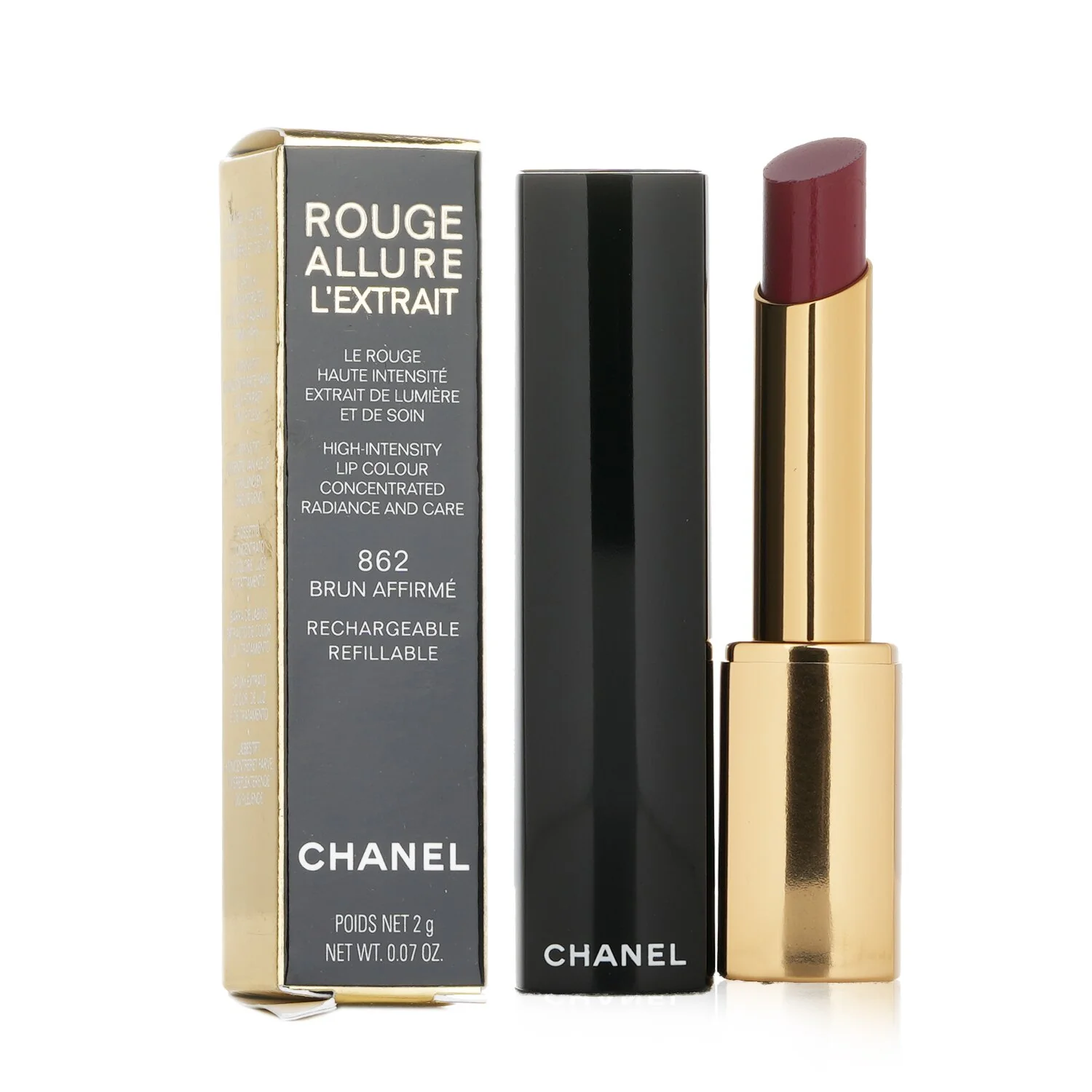 Chanel Rouge Allure L’extrait Lipstick - # 862 Brun Affirme  2g/0.07oz - Olabens