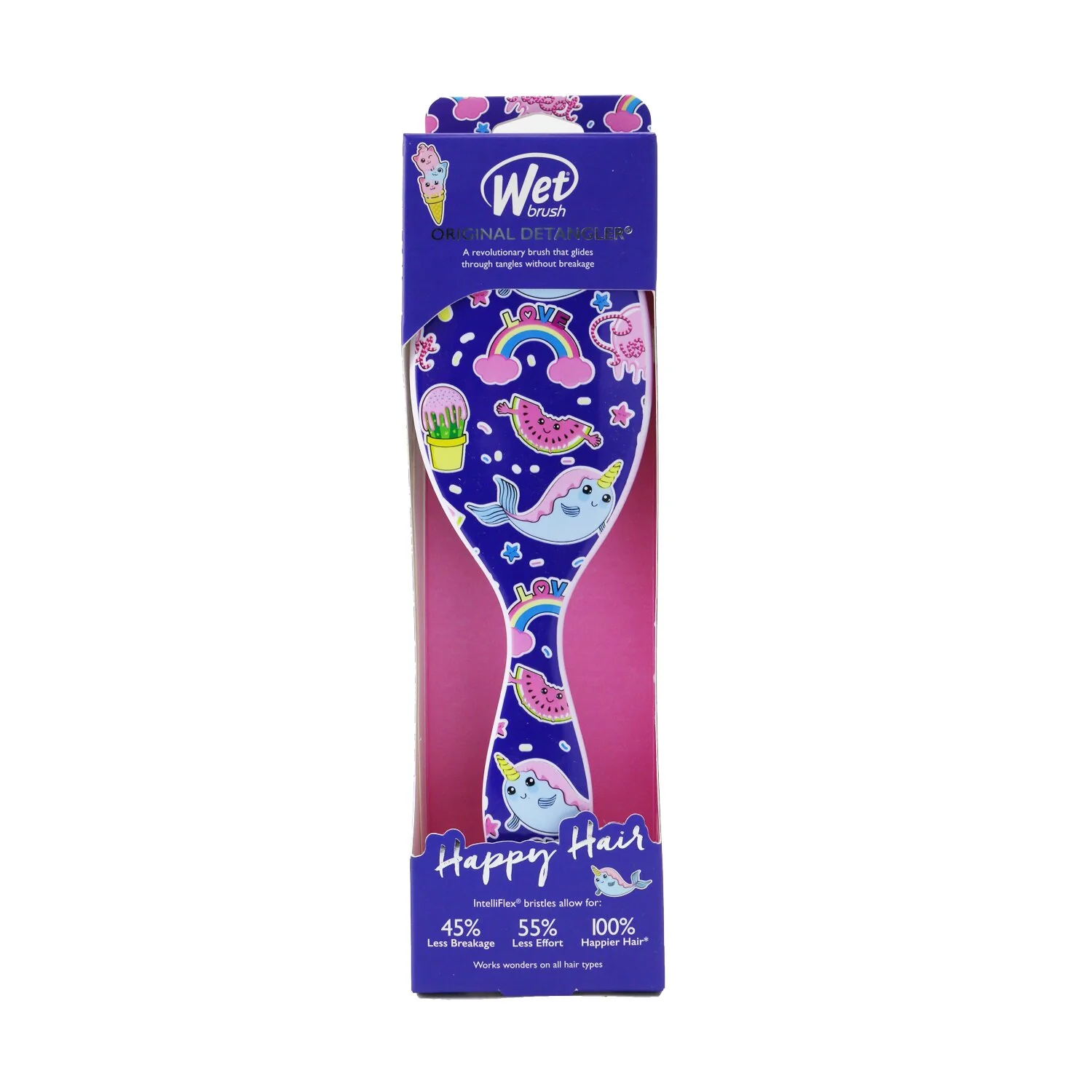 Wet Brush Original Detangler Happy Hair - # Fantasy  1pc - Olabens
