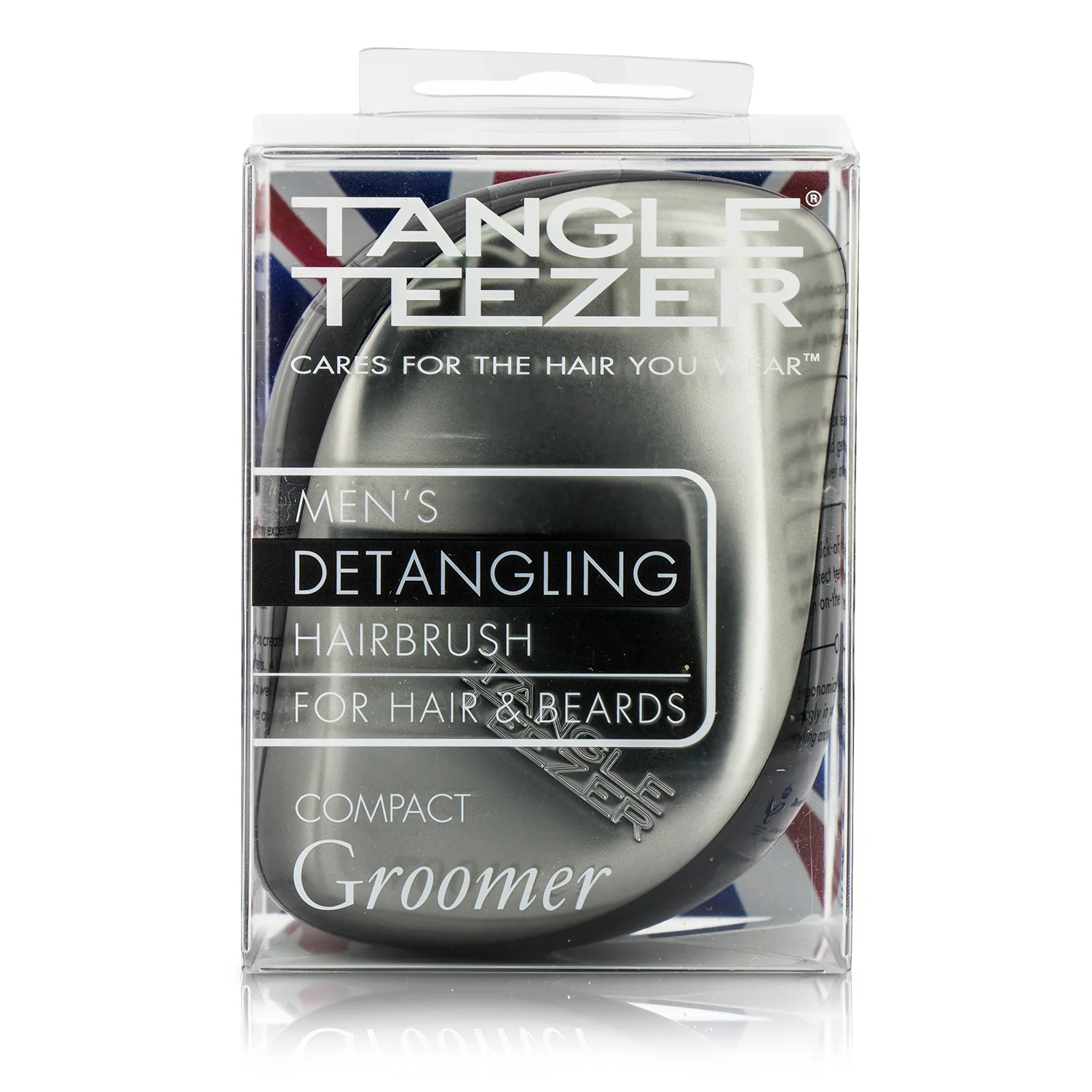 Tangle Teezer Compact Styler Mens' Compact Groomer Detangling Hair Brush (For Hair & Beards)  1pc - Olabens