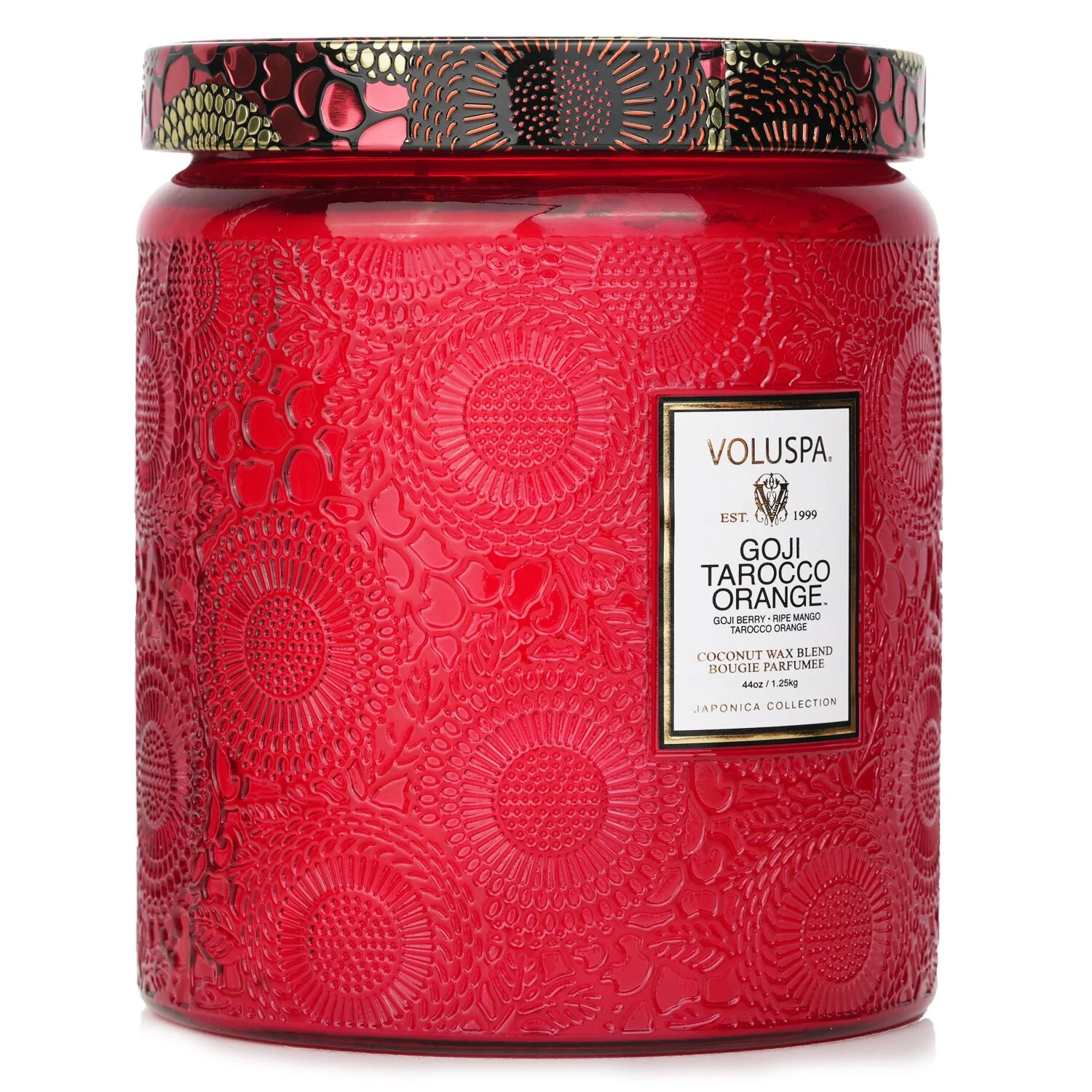 Voluspa Luxe Jar Candle - Goji Tarocco Orange  44oz/1.25kg - Olabens