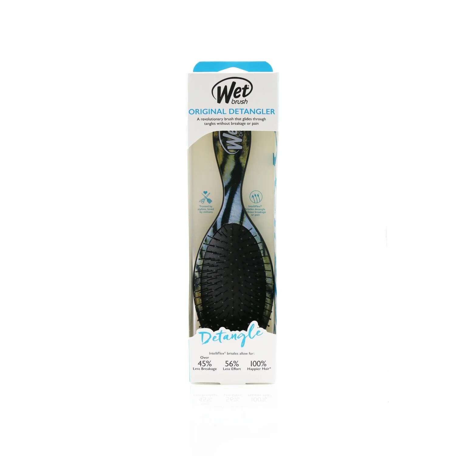 Wet Brush Original Detangler Safari - # Tiger  1pc - Olabens