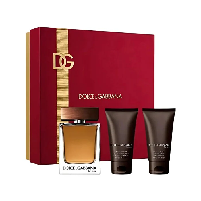 Dolce & Gabbana The One 3pc Set - Eau De Toilette & Shower Gel 50ml & Aftershave Balm 50ml 100ml - Olabens