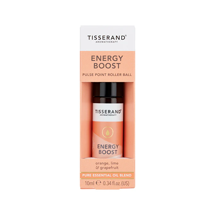 Tisserand Essential Oil Blend Roller Ball Energy Boost 10ml - Olabens