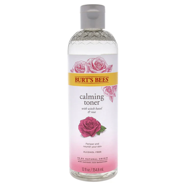 Calming Toner - Witch Hazel and Rose by Burts Bees for Unisex - 12 oz Toner - Olabens