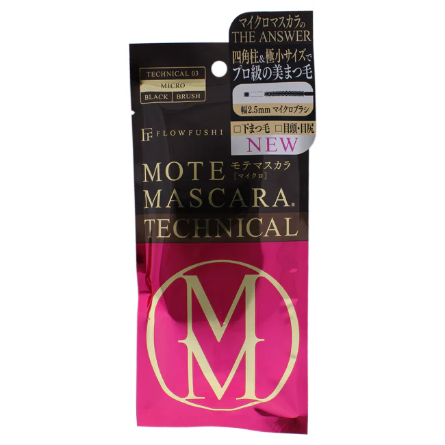 FlowFushi Mote Mascara Technical - 03 Micro Black by FlowFushi for Women - 0.21 oz Mascara - Olabens