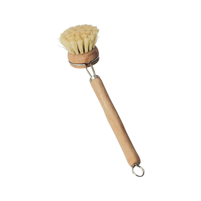 Clover Fields Wooden Dish Brush (Long Handle) - Olabens