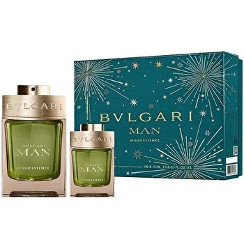 Bvlgari Man Wood Essence Eau De Parfum Spray + 15ml Eau De Parfum Spray Gift Set 100ml - Olabens