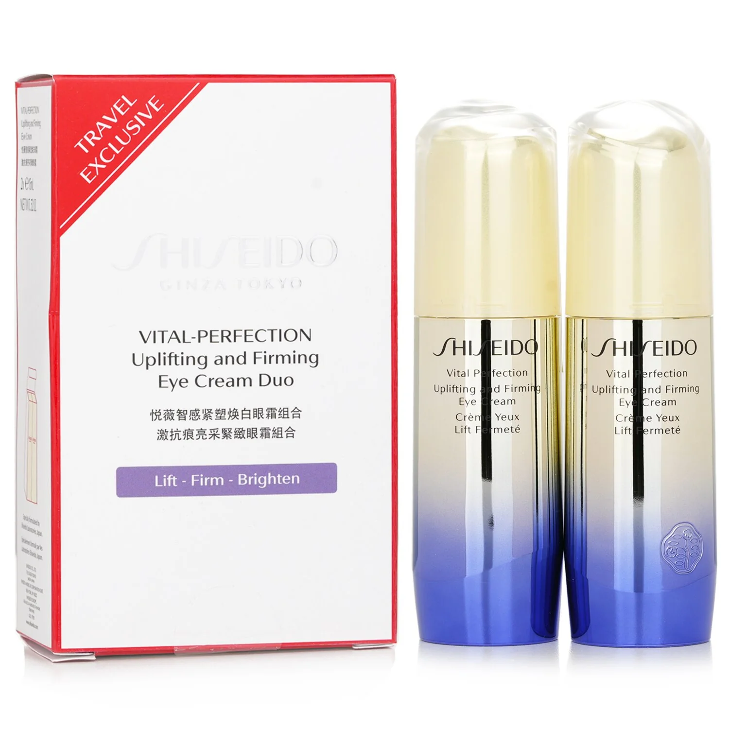 Shiseido Vital Perfection Uplifting & Firming Eye Cream Duo  2x15ml - Olabens