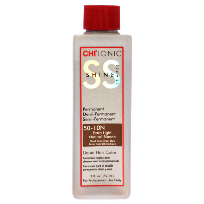 CHI Ionic Shine Shades Liquid Hair Color - 50-10N Extra Light Natural Blonde by CHI for Unisex - 3 oz Hair Color - Olabens