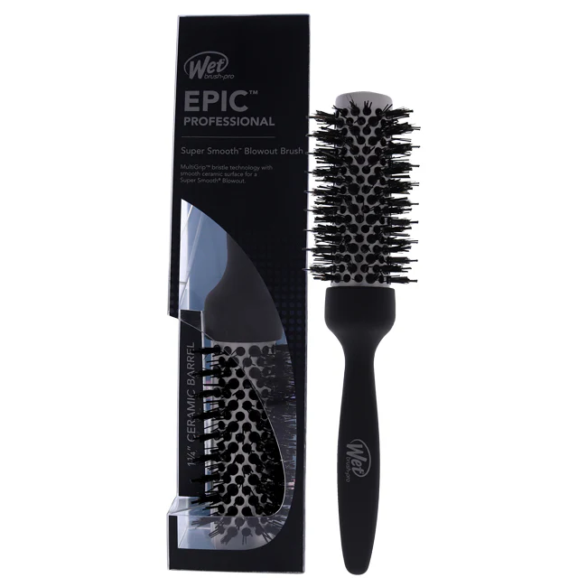 Wet Brush Pro Epic Super Smooth Blowout Brush - Small by Wet Brush for Unisex - 1.25 Inch Hair Brush - Olabens